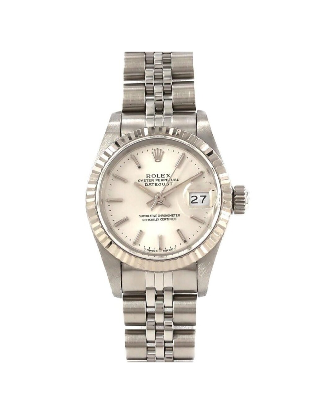 Rolex Datejust Stainless Steel White Gold Automatic